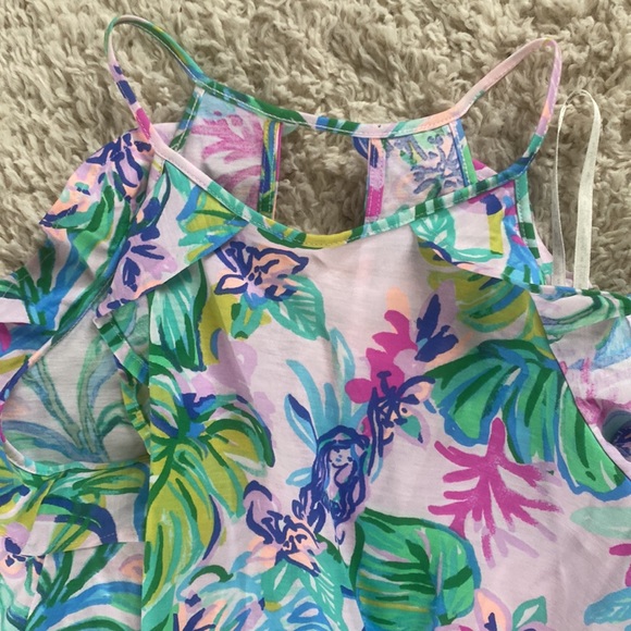 Nwot Lilly Pulitzer XS mermaid in the shade billie dress - Picture 5 of 6